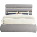  Color_Taupe  Size_Queen  -- Adam Taupe Boucle Fabric Upholstered Queen Bed IMAGE 3