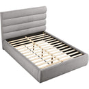  Color_Taupe  Size_Queen  -- Adam Taupe Boucle Fabric Upholstered Queen Bed IMAGE 6