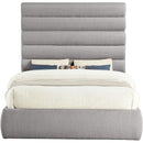  Color_Taupe  Size_Queen  -- Adam Taupe Boucle Fabric Upholstered Queen Bed IMAGE 3