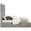  Color_Taupe  Size_Queen  -- Adam Taupe Boucle Fabric Upholstered Queen Bed IMAGE 4