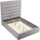  Color_Taupe  Size_Queen  -- Adam Taupe Boucle Fabric Upholstered Queen Bed IMAGE 6