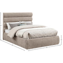  Color_Beige  Size_Full  -- Meridian Adam Upholstered Panel Bed IMAGE 9
