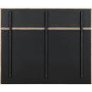 Meridian Adam Beige Chenille Fabric King Bed IMAGE 5