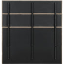 Meridian Adam Beige Chenille Fabric King Bed IMAGE 5