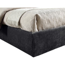  Color_Black  Size_Full  -- Adam Black Chenille Fabric Upholstered Full Bed IMAGE 6