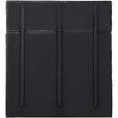 Meridian Adam Black Chenille Fabric Full Bed IMAGE 5
