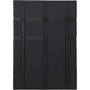 Meridian Adam Black Chenille Fabric Full Bed IMAGE 5