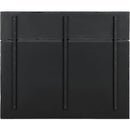 Meridian Adam Black Chenille Fabric King Bed IMAGE 5
