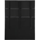 Meridian Adam Black Chenille Fabric Queen Bed IMAGE 5