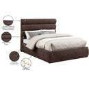  Color_Brown  Size_Full  -- Adam Brown Chenille Fabric Upholstered Full Bed IMAGE 10