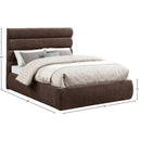  Color_Brown  Size_Full  -- Adam Brown Chenille Fabric Upholstered Full Bed IMAGE 9