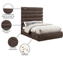  Color_Brown  Size_Full  -- Adam Brown Chenille Fabric Upholstered Full Bed IMAGE 10