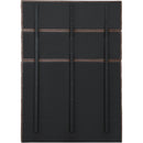 Meridian Adam Brown Chenille Fabric Full Bed IMAGE 5