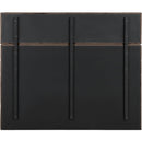  Color_Brown  Size_King  -- Adam Brown Chenille Fabric Upholstered King Bed IMAGE 5