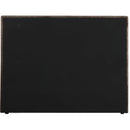Meridian Adam Brown Chenille Fabric Queen Bed IMAGE 5