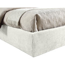  Color_Cream  Size_Full  -- Adam Cream Chenille Fabric Upholstered Full Bed IMAGE 6