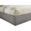  Color_Grey  Size_King  -- Adam Grey Chenille Fabric Upholstered King Bed IMAGE 6