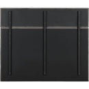 Meridian Adam Grey Chenille Fabric King Bed IMAGE 5