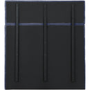  Color_Navy  Size_Full  -- Adam Navy Chenille Fabric Upholstered Full Bed IMAGE 5
