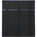 Meridian Adam Navy Chenille Fabric Full Bed IMAGE 5