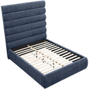  Color_Navy  Size_Full  -- Adam Navy Chenille Fabric Upholstered Full Bed IMAGE 7