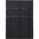  Color_Navy  Size_Full  -- Adam Navy Chenille Fabric Upholstered Full Bed IMAGE 5