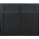 Meridian Adam Navy Chenille Fabric King Bed IMAGE 5