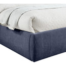 Color_Navy  Size_Queen  -- Adam Navy Chenille Fabric Upholstered Queen Bed IMAGE 6