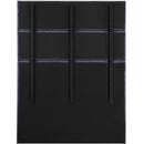 Meridian Adam Navy Chenille Fabric Queen Bed IMAGE 5