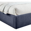  Color_Navy  Size_Queen  -- Adam Navy Chenille Fabric Upholstered Queen Bed IMAGE 6
