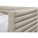  Meridian Beverly Beige Vegan Leather Upholstered Twin Daybed IMAGE 6