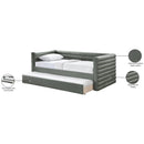  Meridian Beverly Green Vegan Leather Upholstered Twin Daybed IMAGE 8