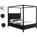  Color_Black  Size_Full  -- Meridian Kelly Upholstered Canopy Bed IMAGE 7