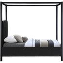  Color_Black  Size_Twin  -- Kelly Black Boucle Fabric Upholstered Twin Bed IMAGE 4