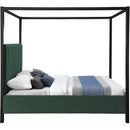 Meridian Kelly Green Boucle Fabric Full Bed (3 Boxes) IMAGE 4