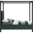 Meridian Kelly Green Boucle Fabric Twin Bed (3 Boxes) IMAGE 4