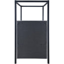  Color_Black/ Grey  Size_Twin  -- Kelly Grey Boucle Fabric Upholstered Twin Bed IMAGE 5