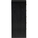  Color_Black -- Meridian Siena 5 Drawer Chest IMAGE 5