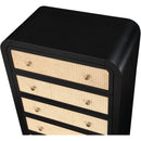 Color_Black -- Meridian Siena 5 Drawer Chest IMAGE 7
