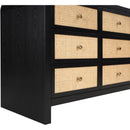  Color_Black -- Meridian Siena 9 Drawer Dresser IMAGE 10