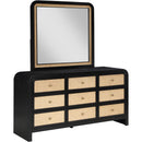  Color_Black -- Meridian Siena 9 Drawer Dresser IMAGE 5