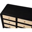  Color_Black -- Meridian Siena 9 Drawer Dresser IMAGE 9