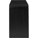  Color_Black -- Meridian Siena 3 Drawer Nightstand IMAGE 5