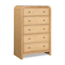  Color_Natural -- Siena Natural Ash Wood And Natural Cane Chest IMAGE 1