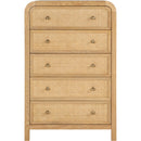  Color_Natural -- Siena Natural Ash Wood And Natural Cane Chest IMAGE 3