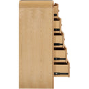 Meridian Siena Natural Chest IMAGE 4