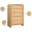  Color_Natural -- Siena Natural Ash Wood And Natural Cane Chest IMAGE 9
