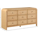  Color_Natural -- Siena Natural Ash Wood And Natural Cane Dresser IMAGE 12