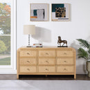 Color_Natural -- Siena Natural Ash Wood And Natural Cane Dresser IMAGE 2