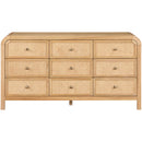  Color_Natural -- Siena Natural Ash Wood And Natural Cane Dresser IMAGE 3